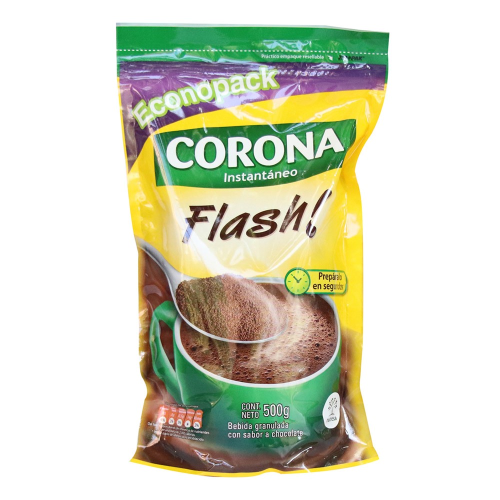 CHOCOLATE CORONA  INST FLASH  x  500GR
