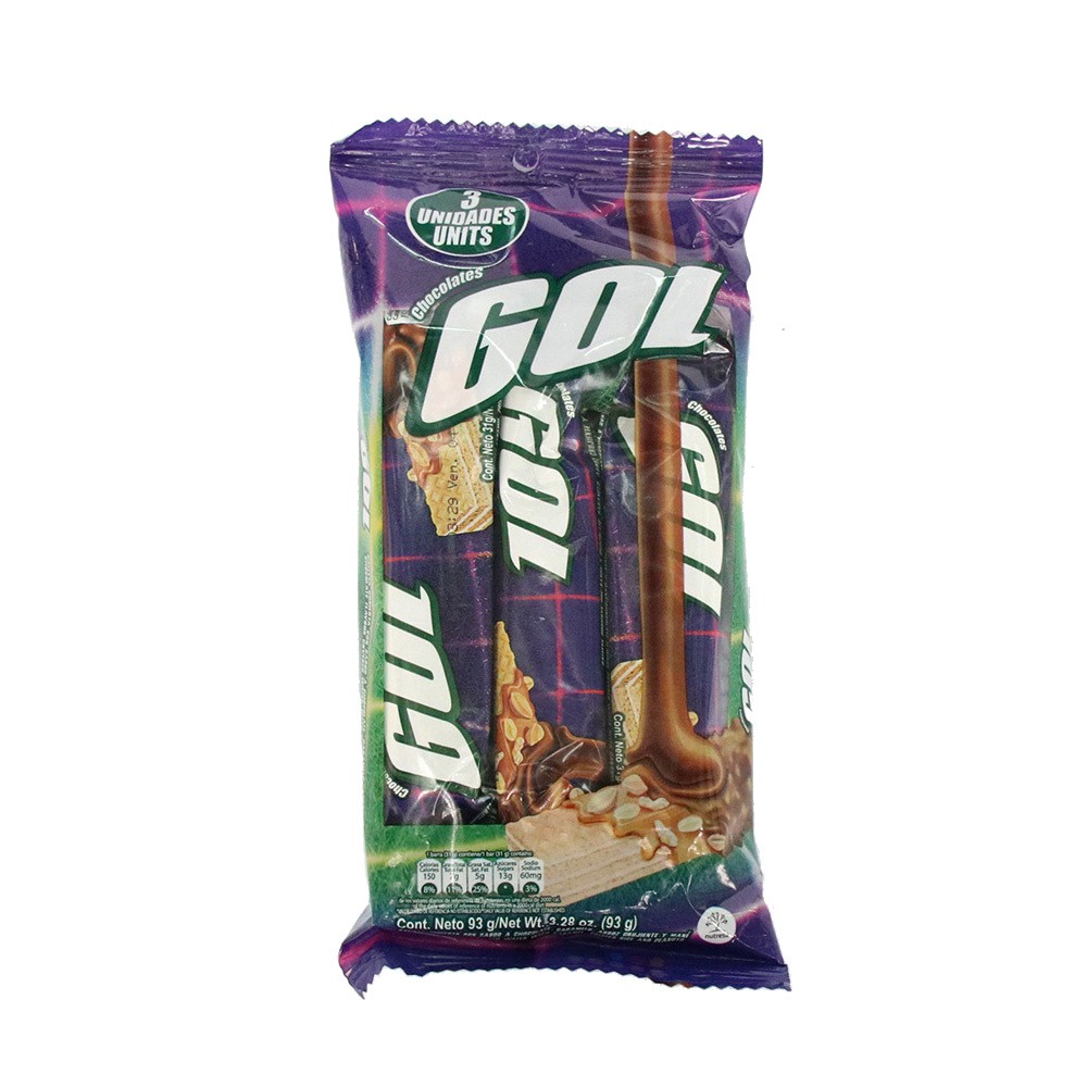 CHOCOLATINA GOL BANDEJA X3  x 31GR