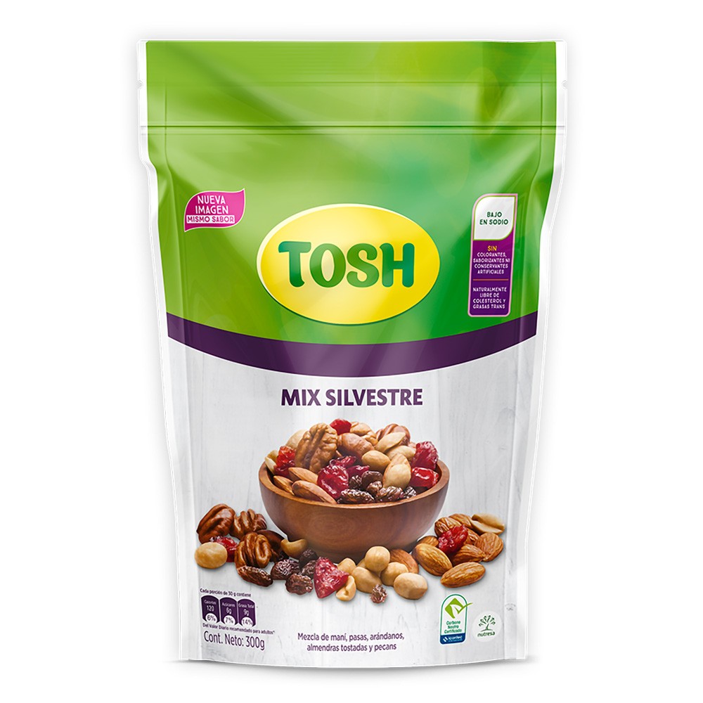 PASABOCAS TOSH MIX SILVESTRE  x 300GR