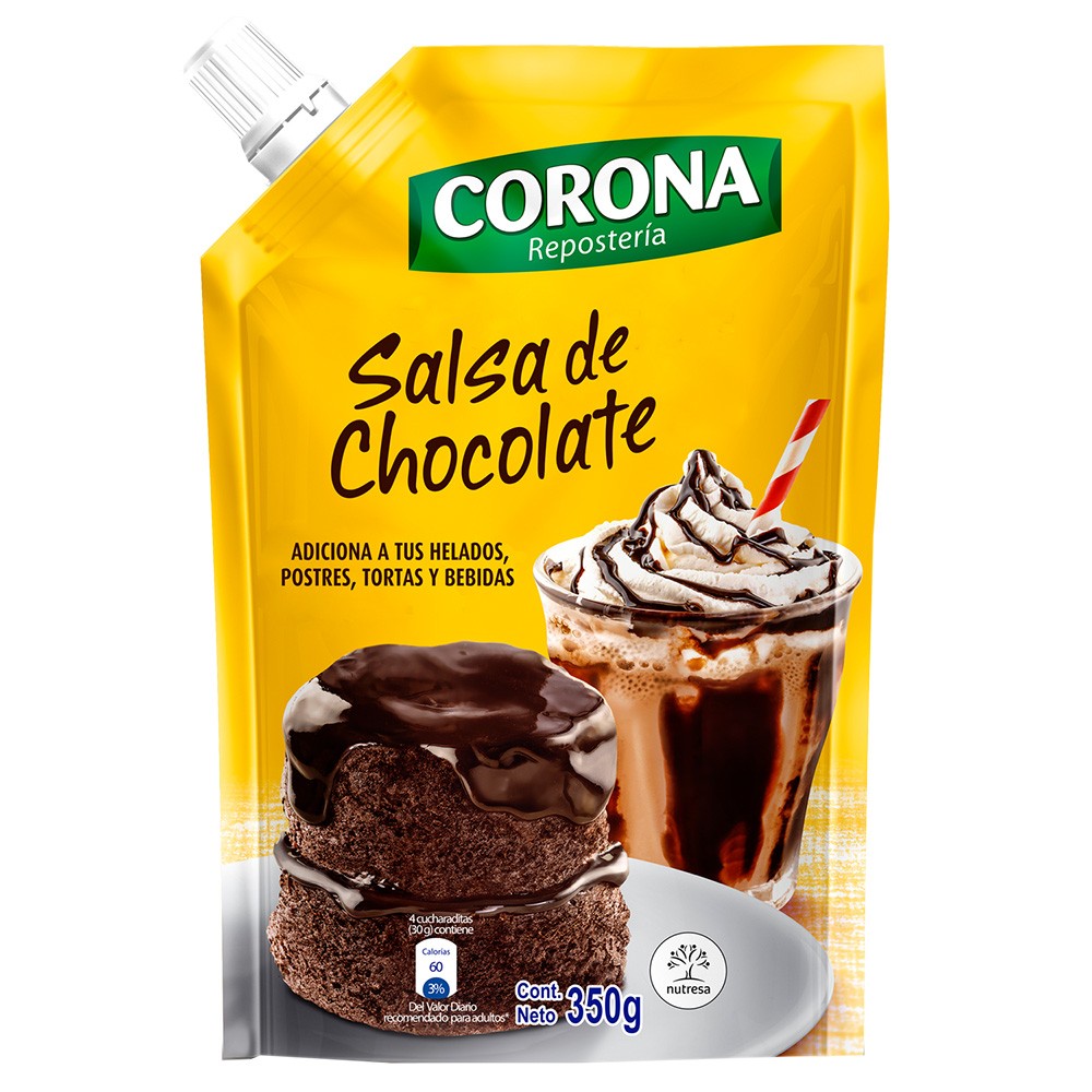 SALSA CHOCOLATE CORONA  x 350GR