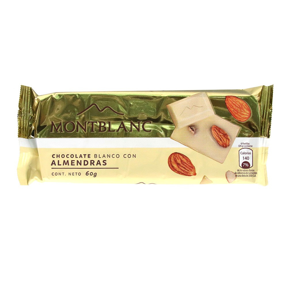 MONTBLANC ALMENDRA BLANCA PLEGADIZA*60GR
