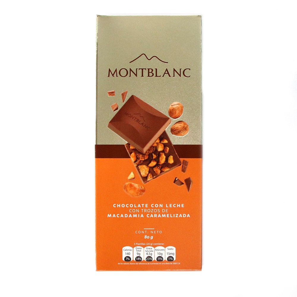 MONTBLANC CHOCO DE LECHE CON MACADAMIA