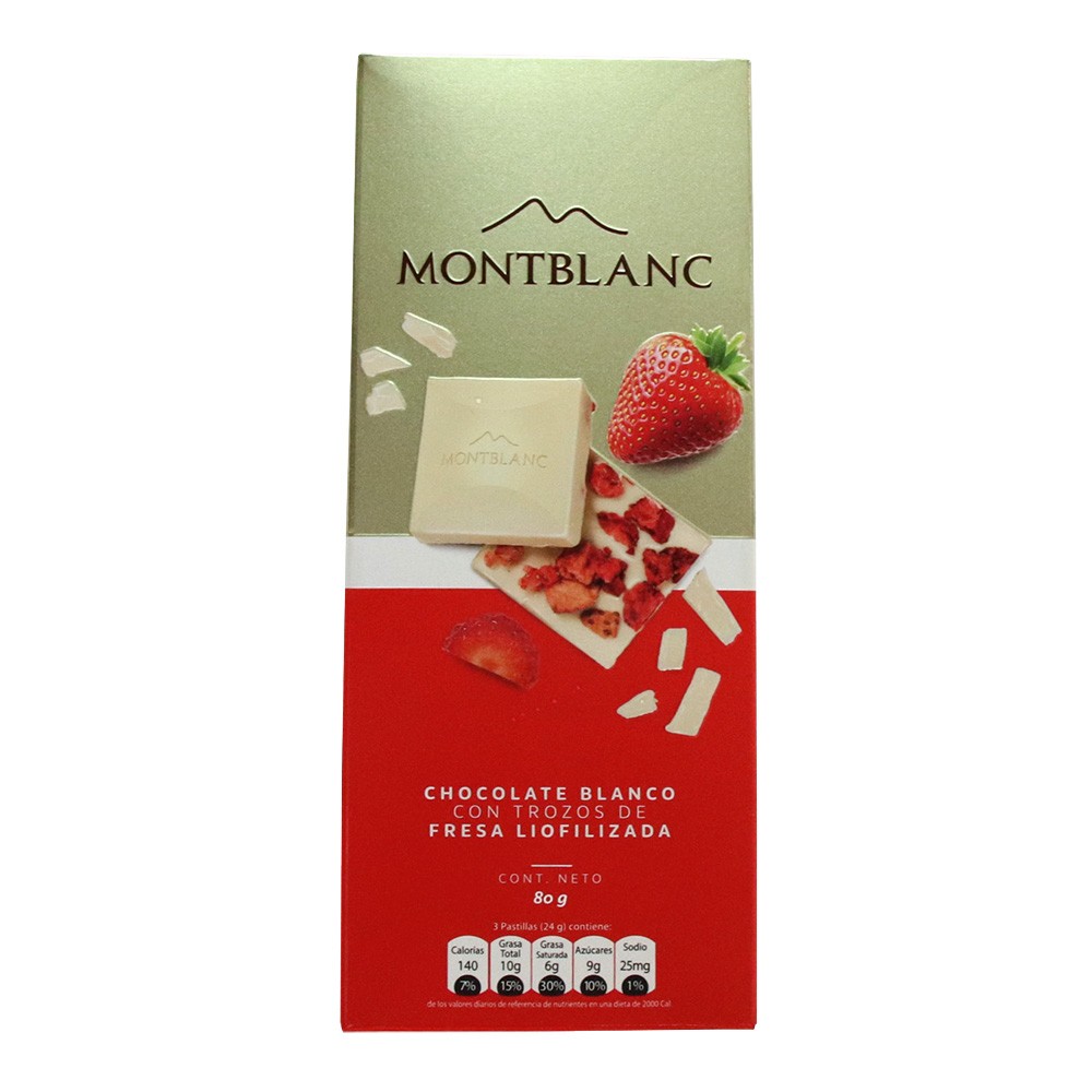 MONTBLANC CHOCOLATE BLNC TRZ FRESA