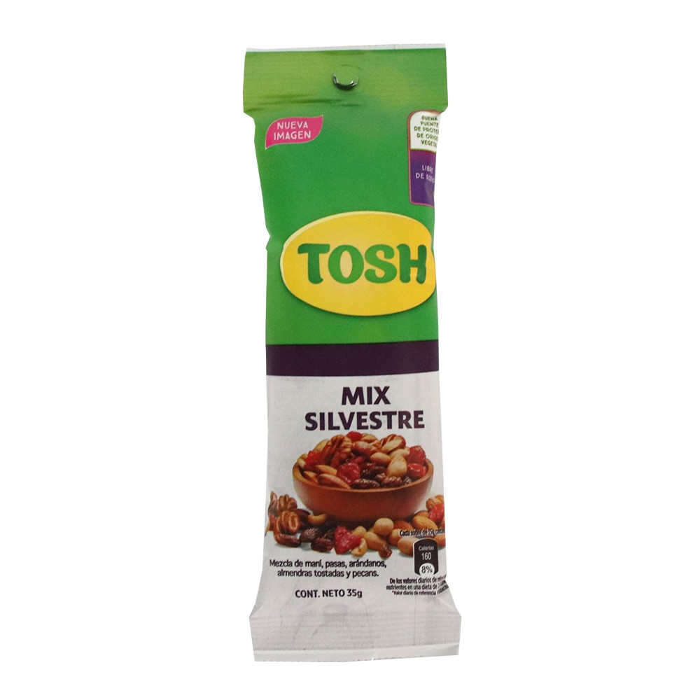 PASABOCAS MIX SILVESTRE TOSH   x 35GR