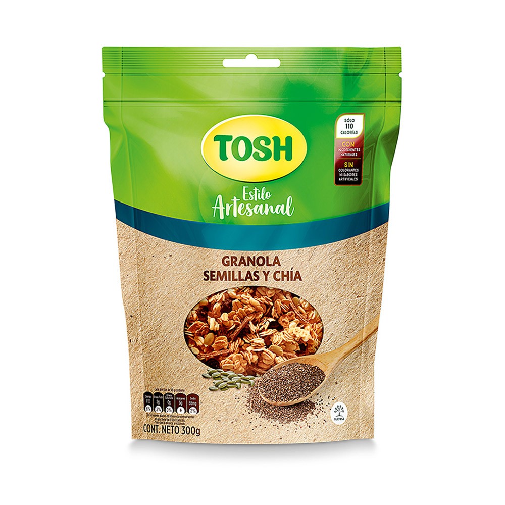 CEREAL GRANOLA ARTESANAL SEMILLAS Y CHIA