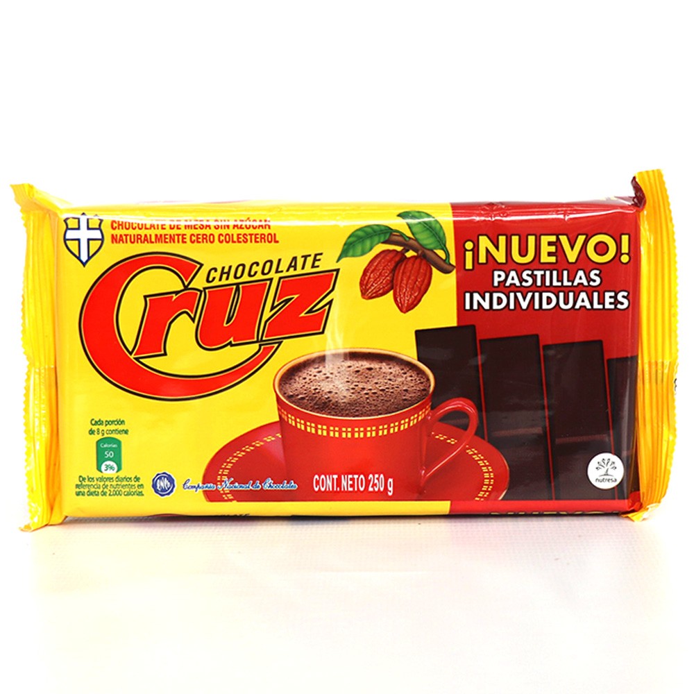 CHOCOLATE CRUZ  x  250 GR