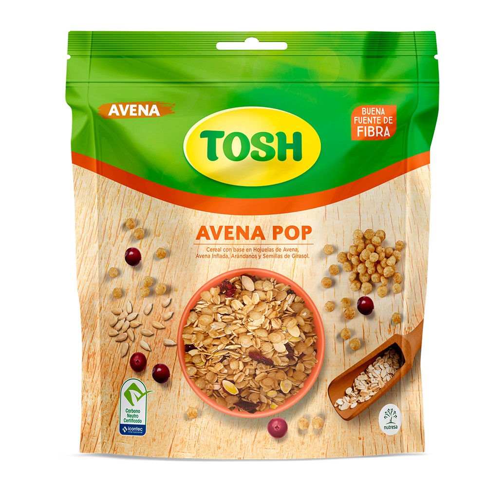 CEREAL  AVENA POP TOSH*300GR