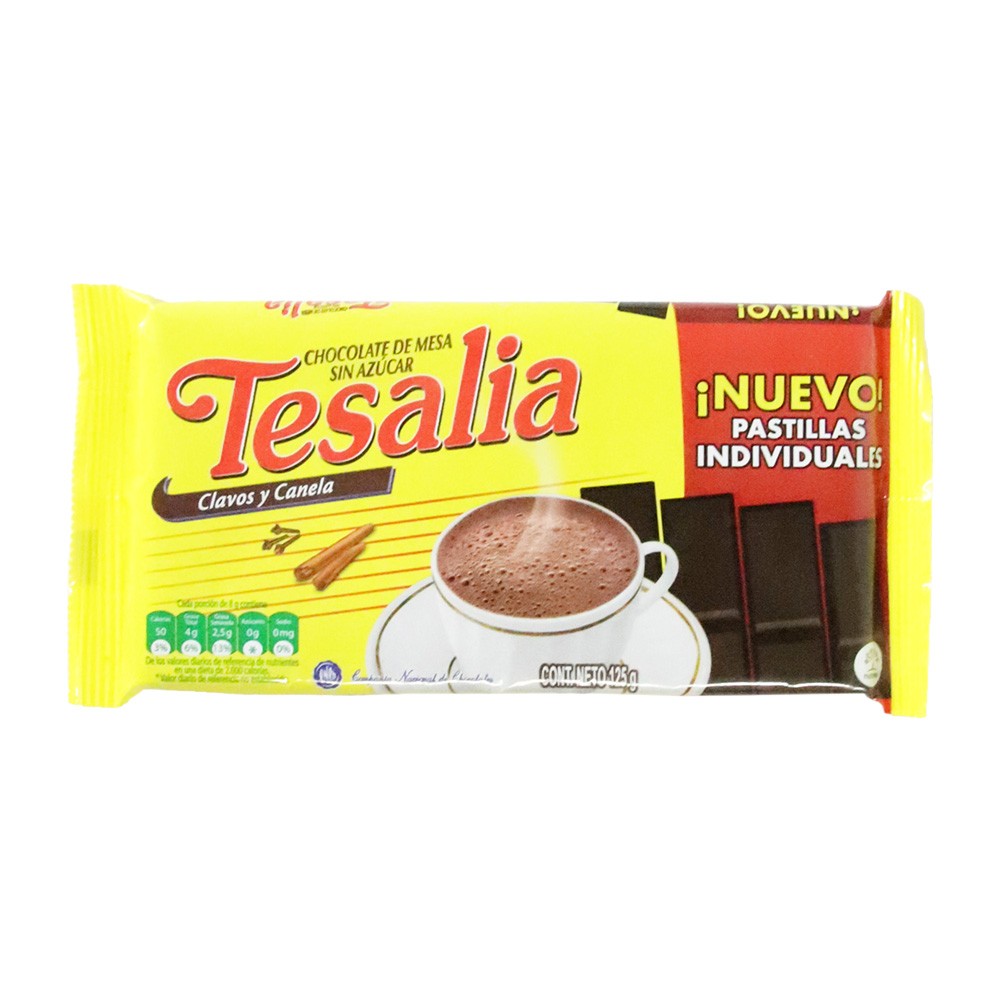 CHOCOLATE TESALIA  x 125GR