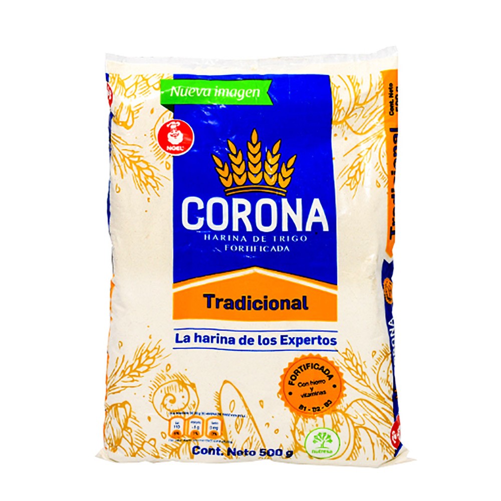 HARINA DE TRIGO CORONA  x 500GR