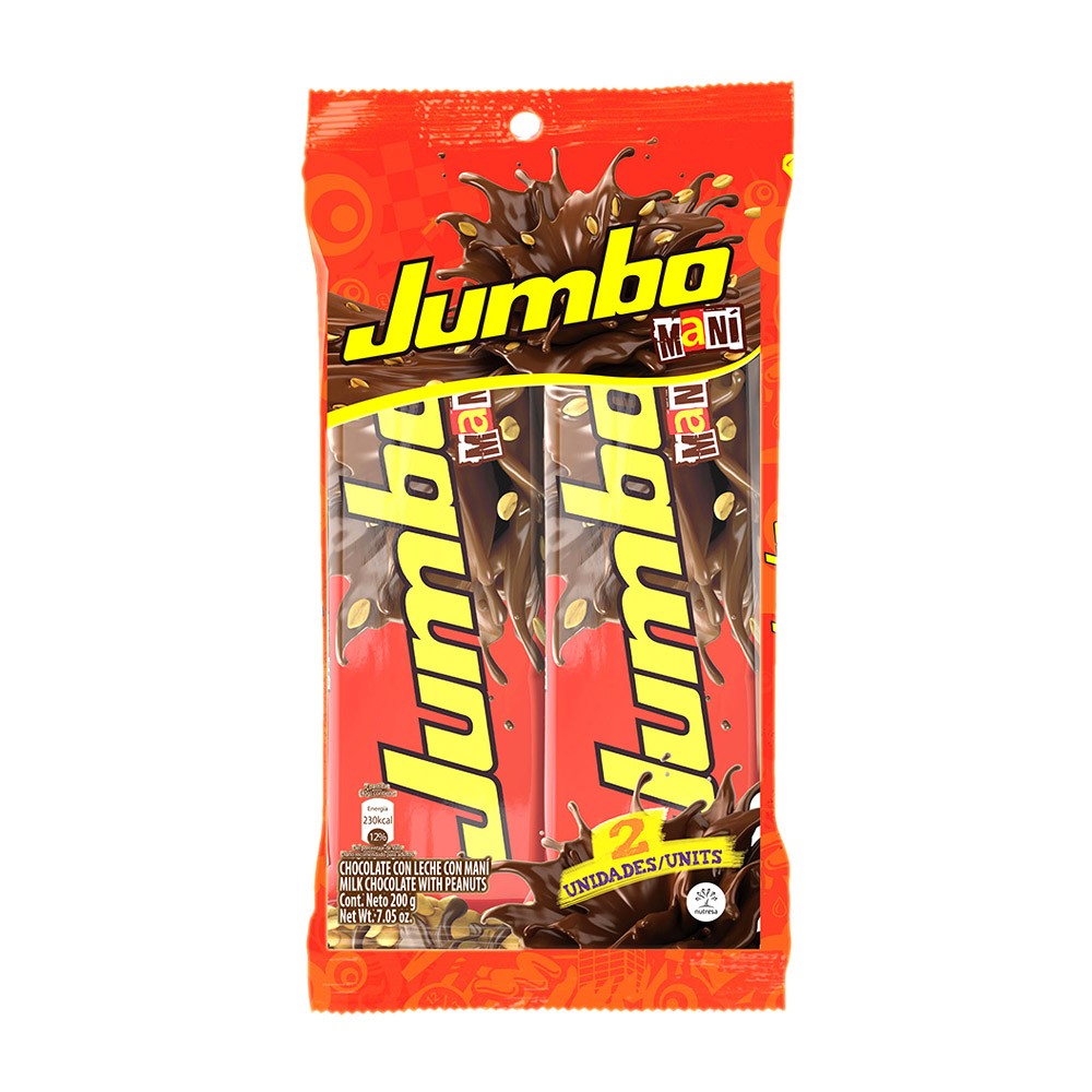 CHOCOLATINA JUMBO MANI  x 100 x 2