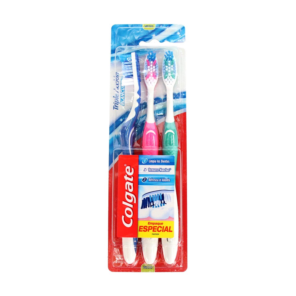 CEPILLO DENTAL ACC WHITENING 3PACK