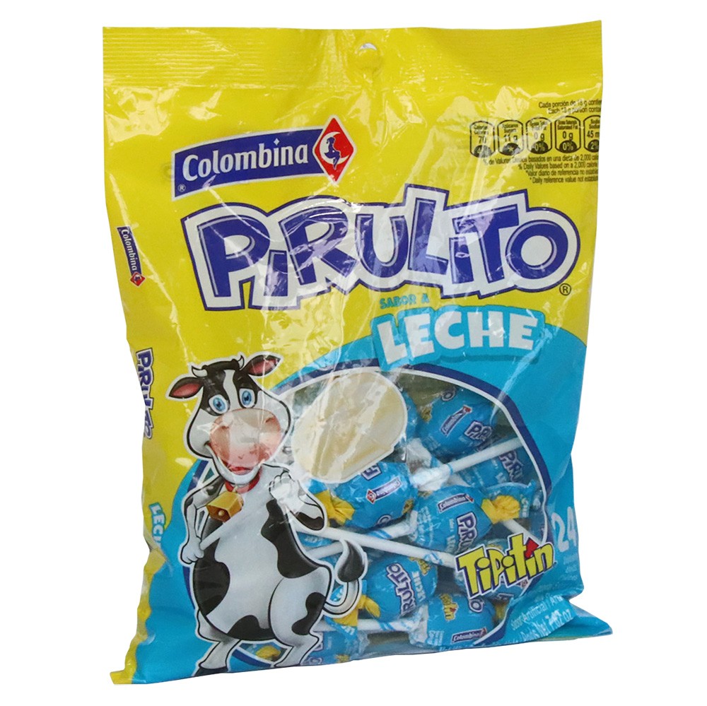 TIPITIN PIRULITO LECHE 25 UND x 225GR