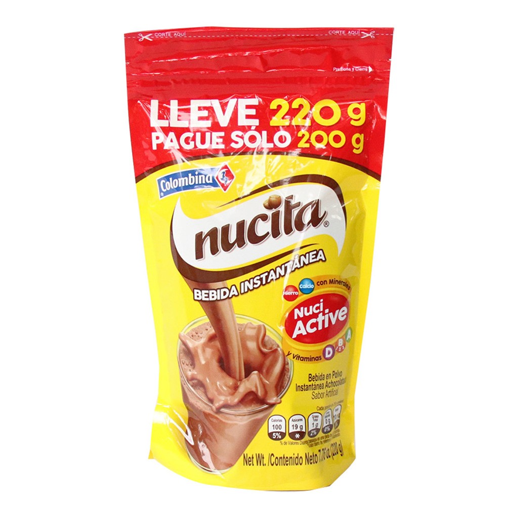 NUCITA ACHOCOLATADA  DP 220 GR
