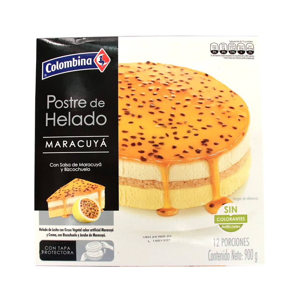 POSTRE DE MARACUYA COLOMBINA x 900GR