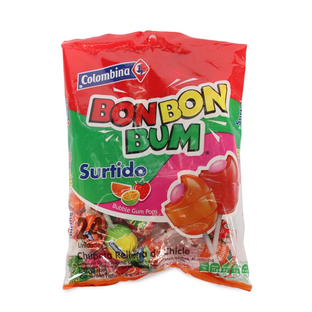 BON BON BUM SURTIDO 24UND x 456GR