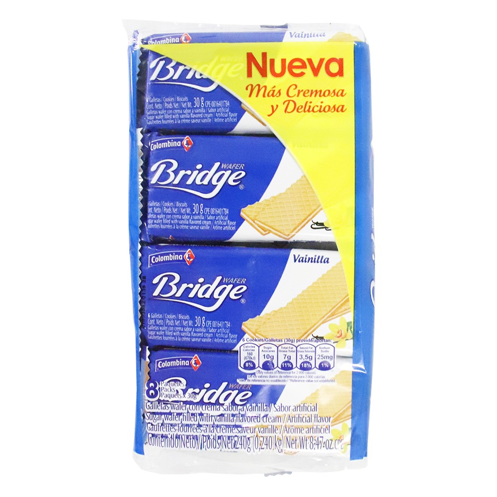 BRIDGE INDIVIDUAL VAINILLA  x 240GR