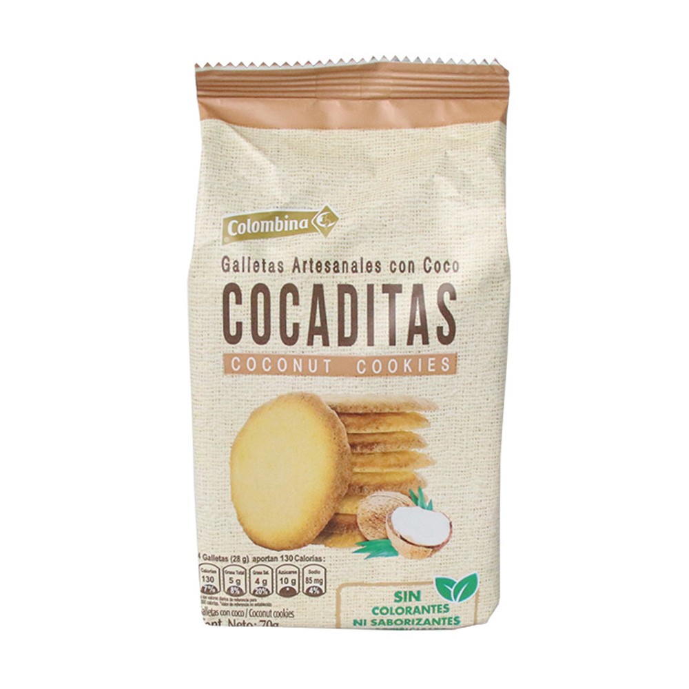 GALLETA COLOMBINA COCADITAS ARTESANAL