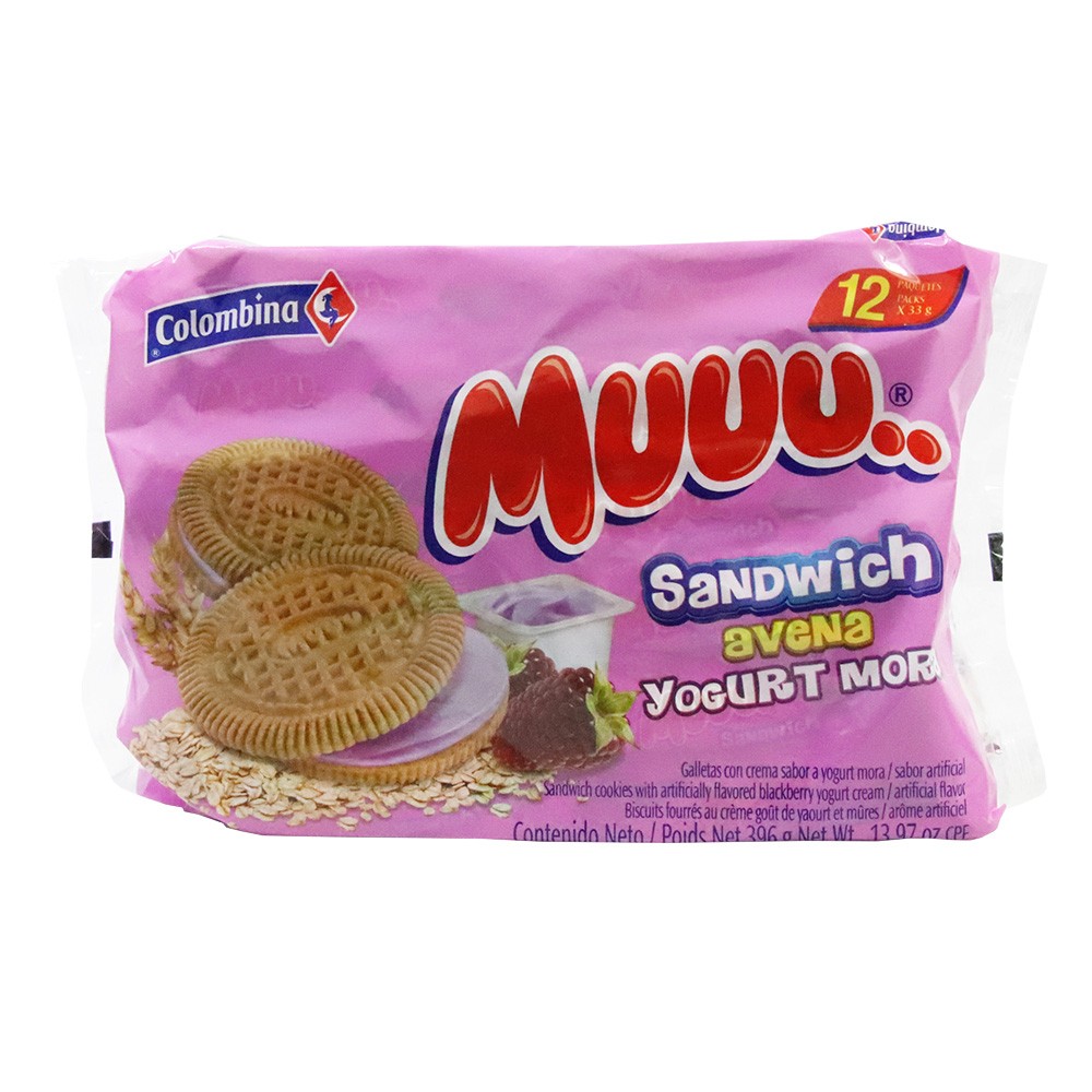 MUU CREMADA YOGURT MORA x 396GR