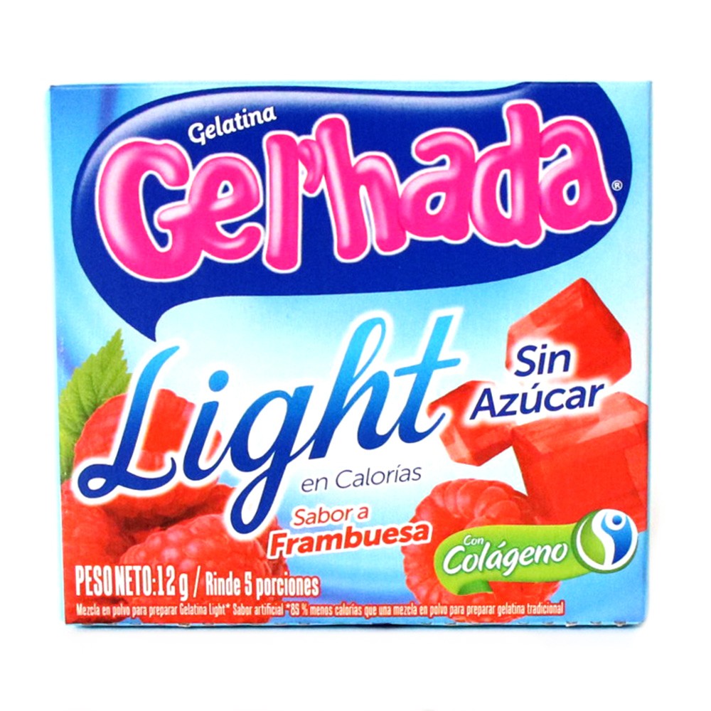 GELATINA GELHADA LIGHT FRAMB x 12gr