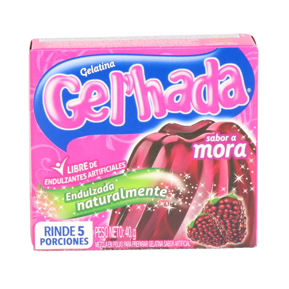 GELATINA GEL`HADA MORA x 40GR