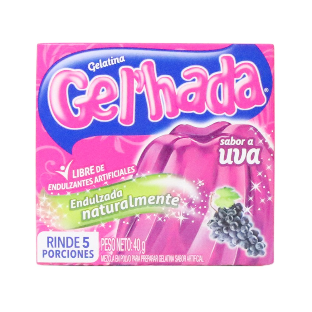 GELATINA GEL`HADA UVA x 40GR