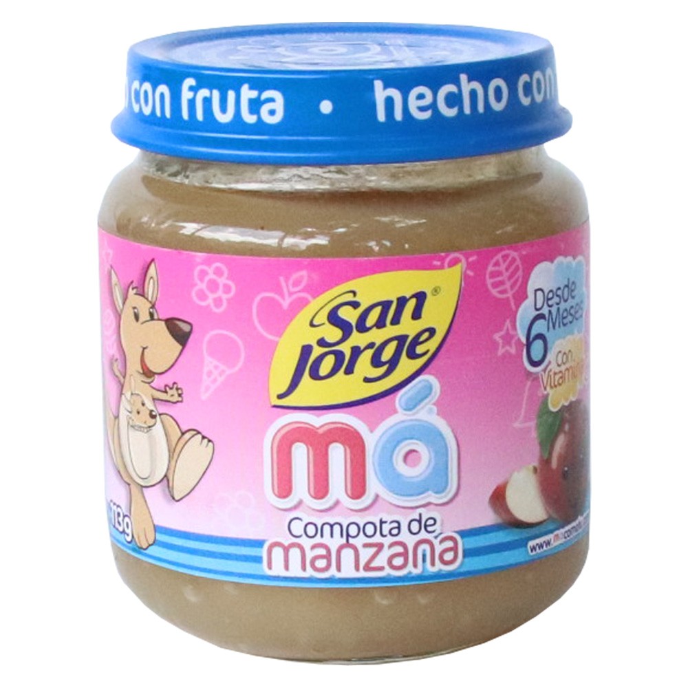 COMPOTA SAN JORGE MANZANA  x 113GR