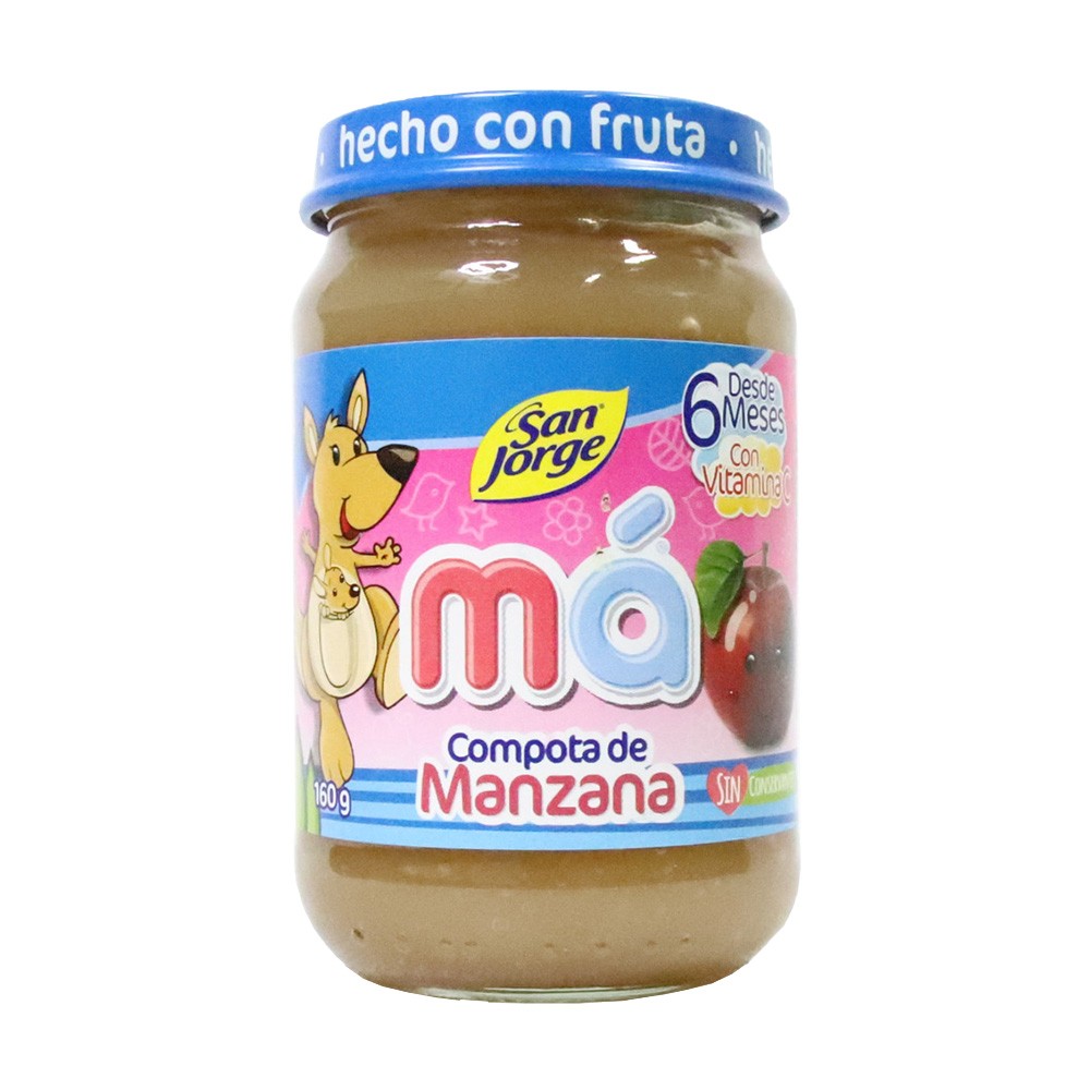 COMPOTA MANZANA S/J  x  160GR