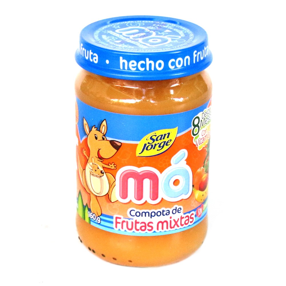 COMPOTA FRUTAS MI x TAS S/J  x  160GR