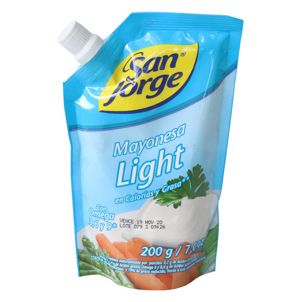 MAYONESA LIGHT DP S/JORGE  x 200GR