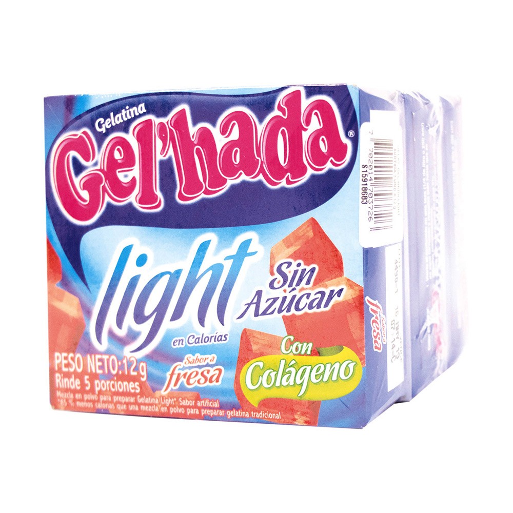 GELATINA GEL`HADA LIGHT X3 x 36GR