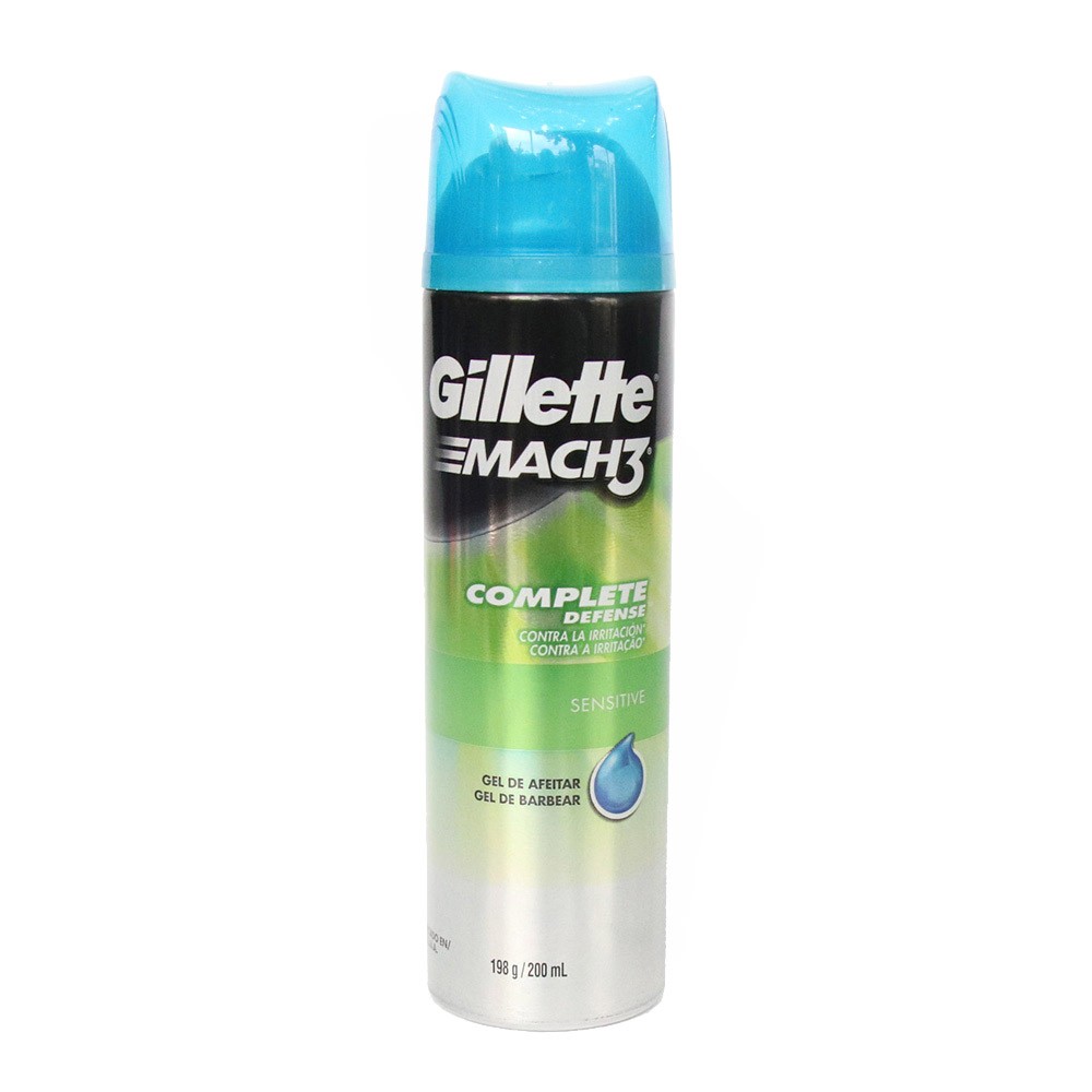 GEL AFEITAR MACH3 SENSITIVE  x 198GR