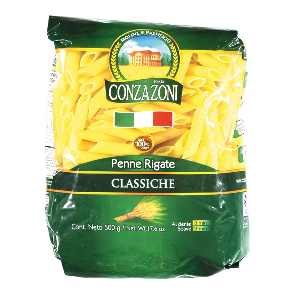 PASTA CONZAZONI PENNE RIGATI  x 500GR