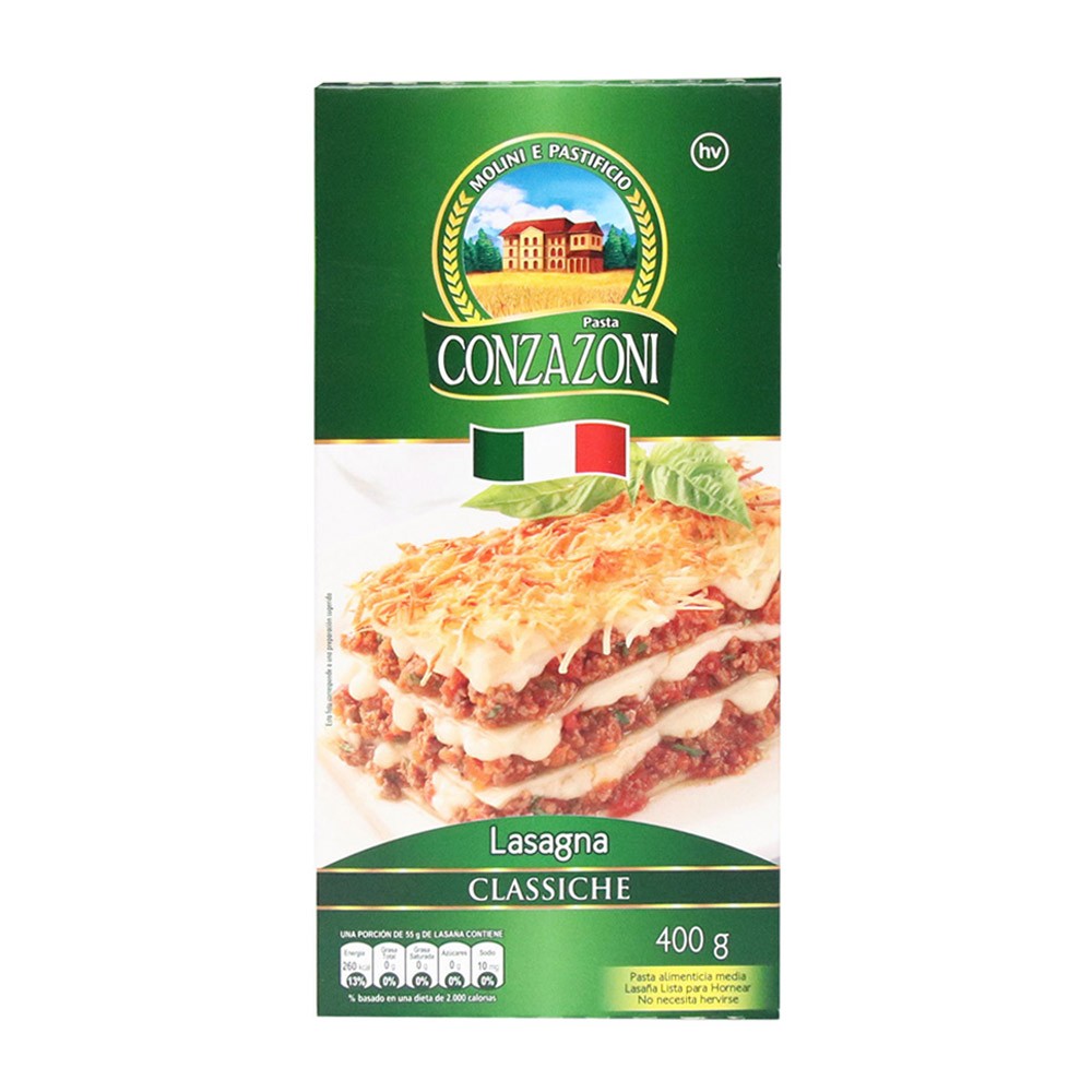 PASTA CONZAZONI LASAGNA  x 400GR