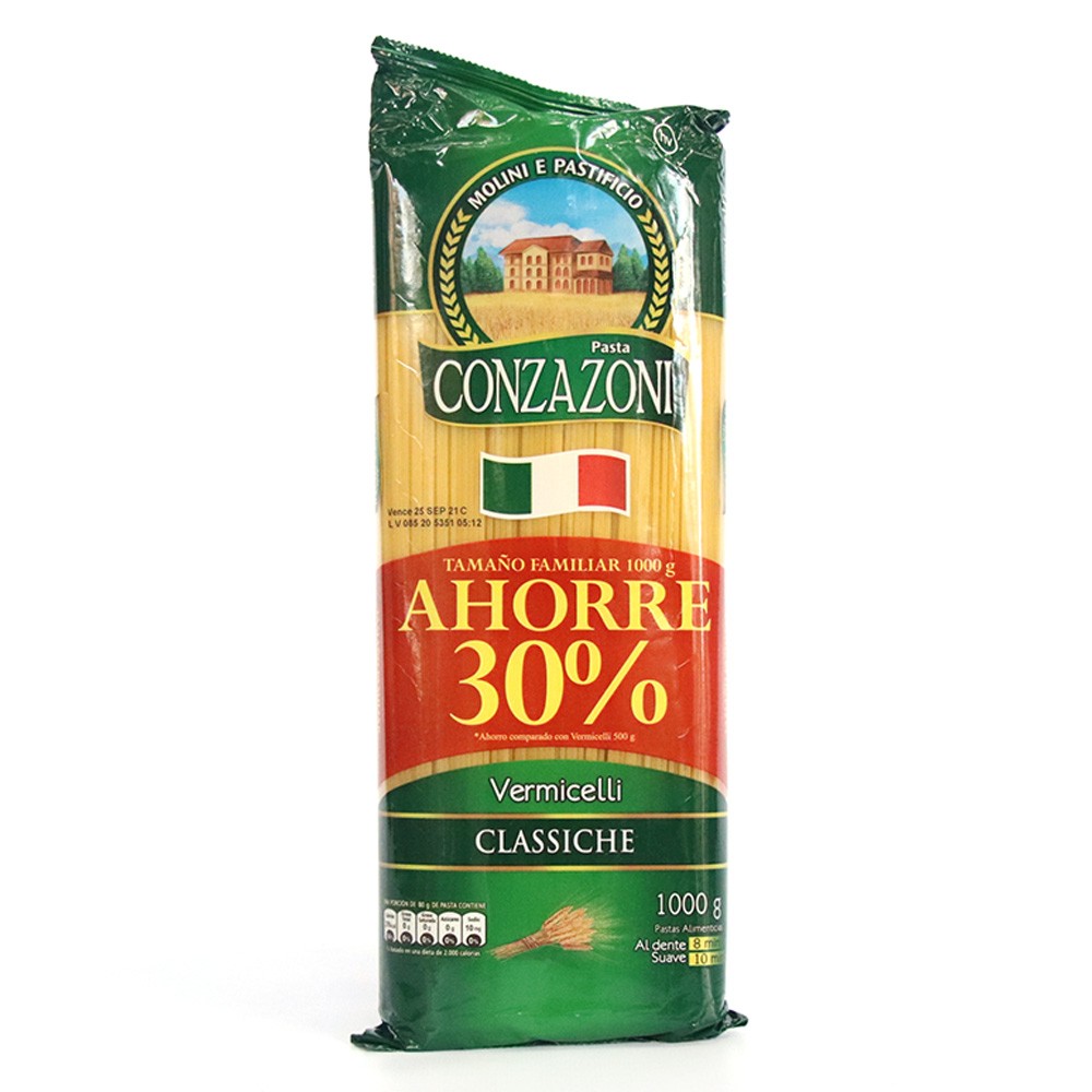 PASTA CONZAZONI VERMICELLI x 1000GR