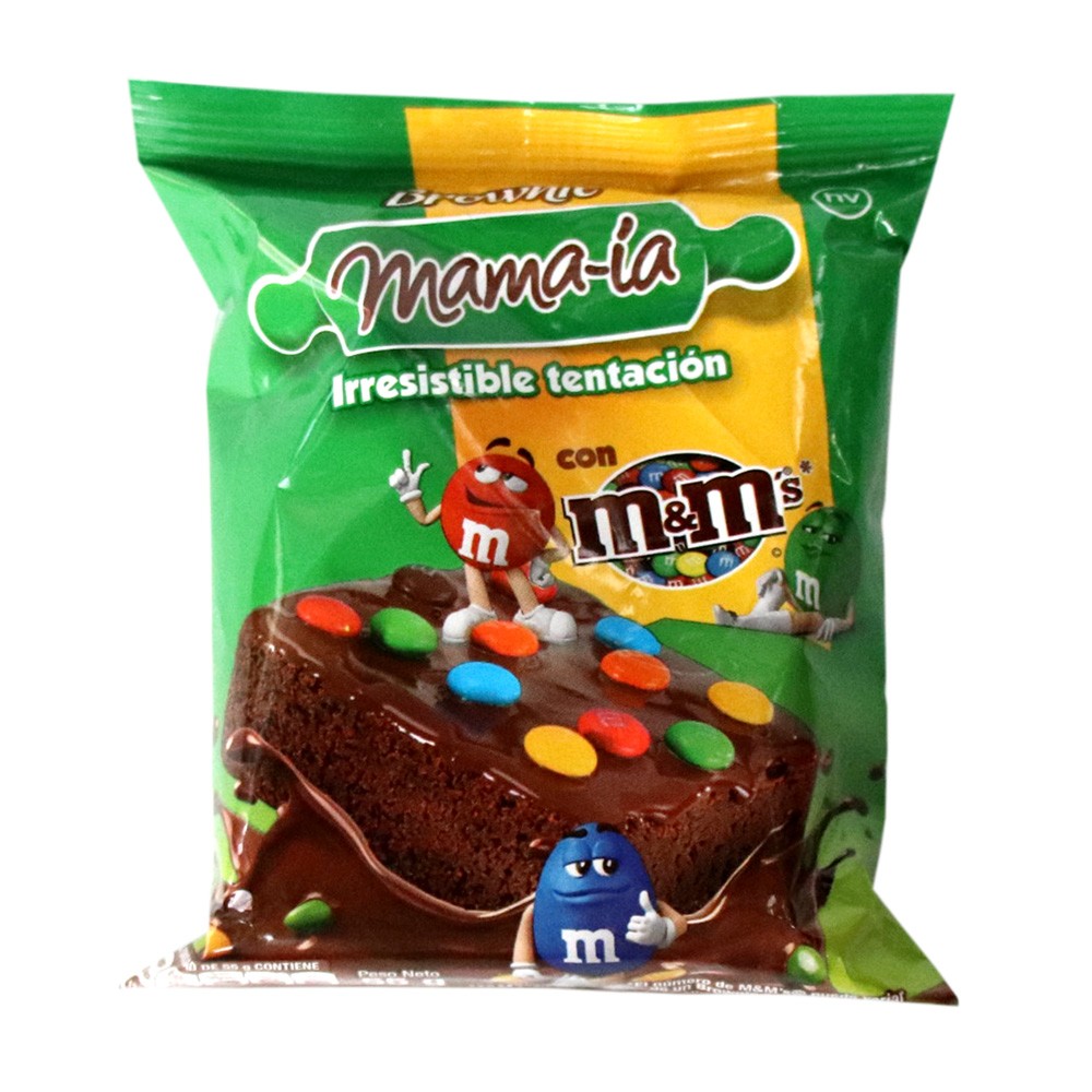 BROWNIE MAMA-IA M&M IND  x  55GR
