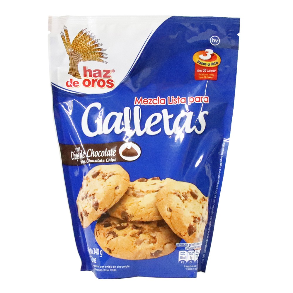 MEZCLA LISTA GALLETAS HAZ DE OROS *340GR