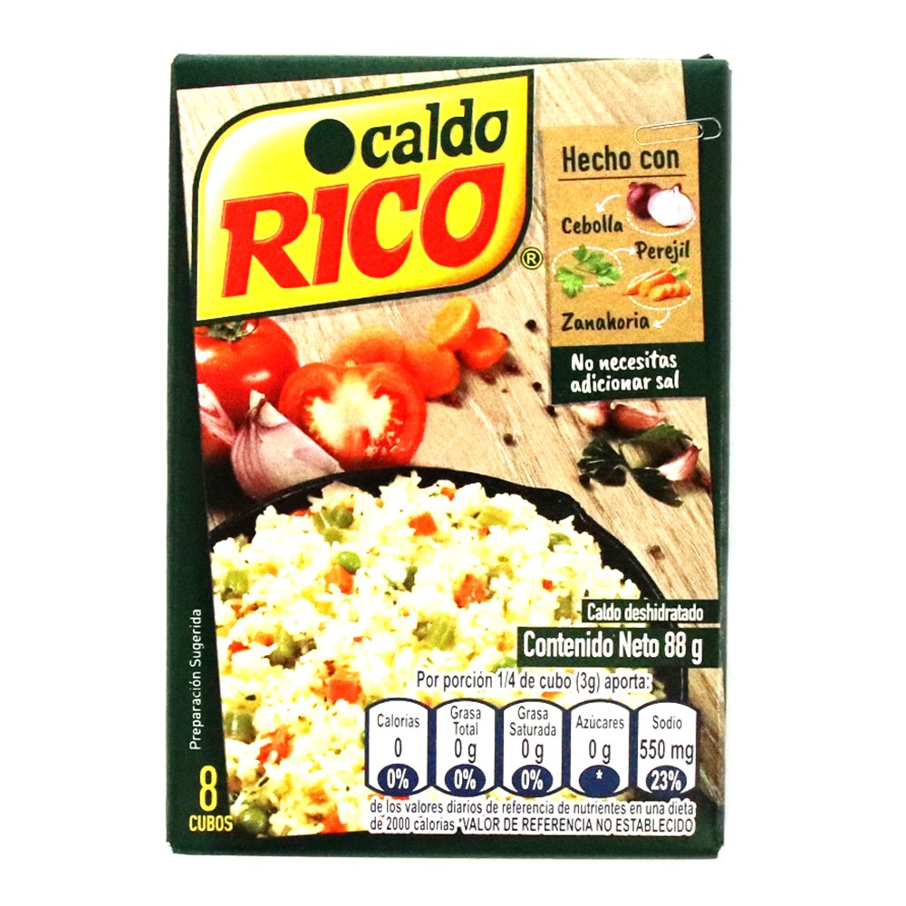 CALDO RICO  x 8U TABLETAS