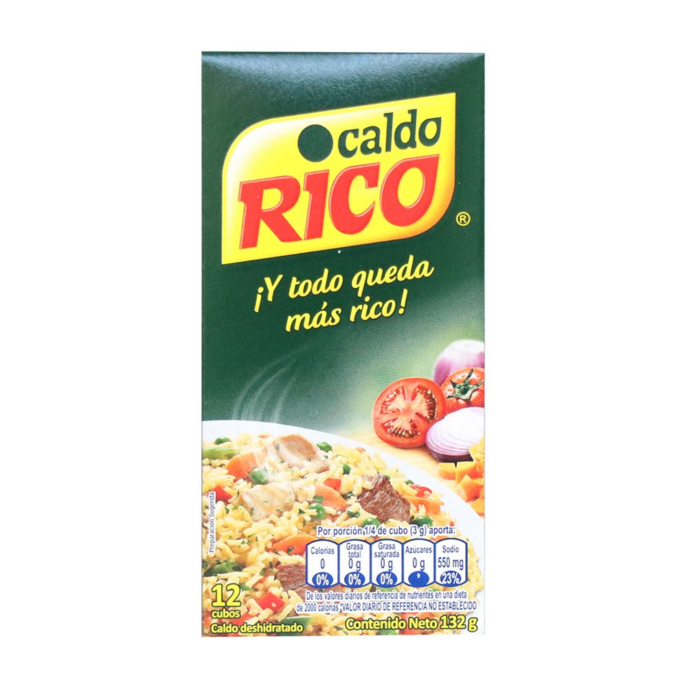 CALDO RICO  x 12U TABLETAS
