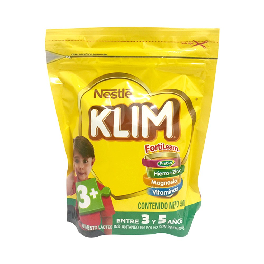 ALIM LACTEO KLIM 3+PREBIO3 x  500 GR