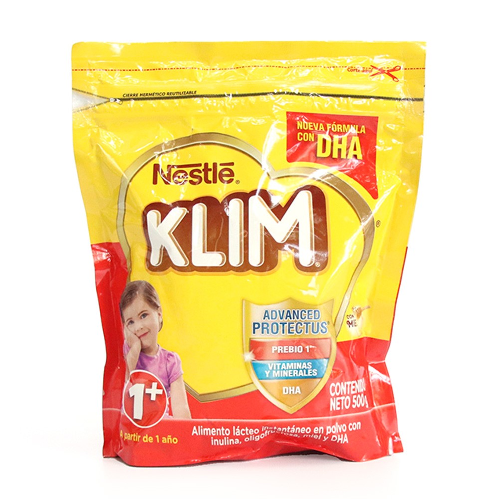 ALIM LACTEO KLIM 1+PREBIO1 x  500 GR