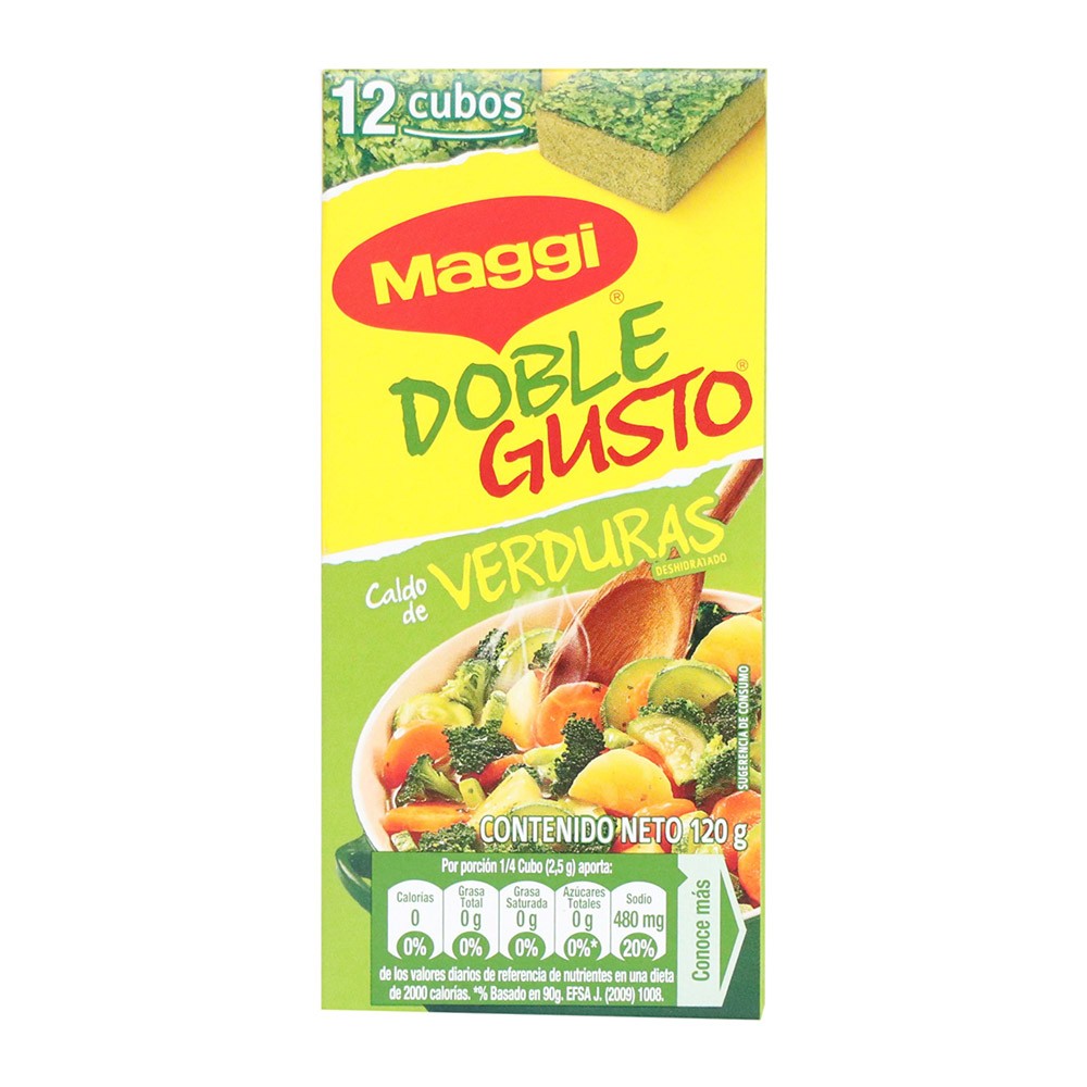 CALDO MAGGI VERDURAS  x 120GR