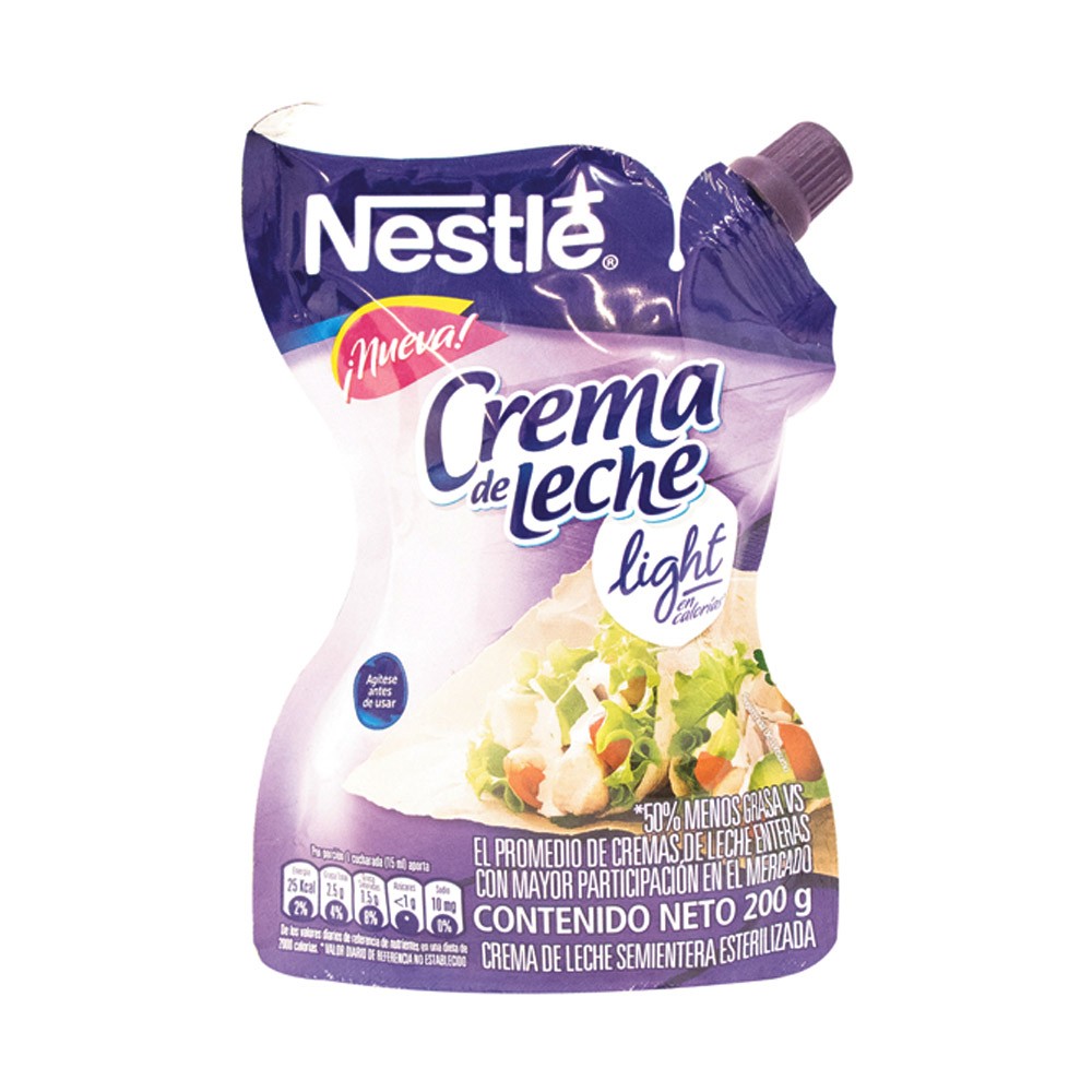 CREMA DE LECHE LIGHT  x 200GR NESTLE