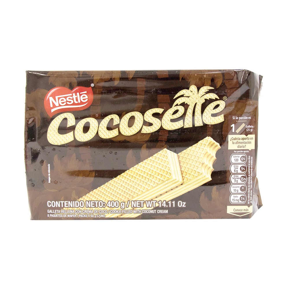 GALLETA COCOSETTE WAFER  x 400GR