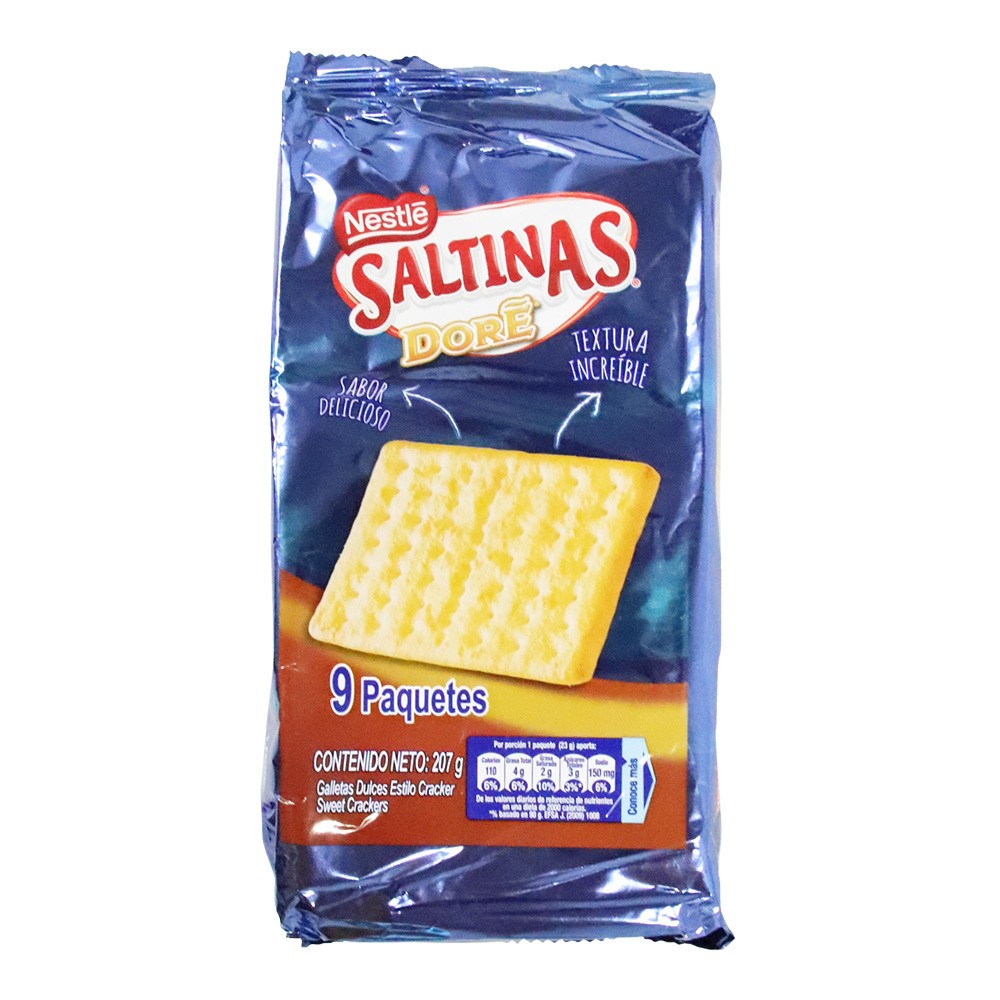 GALLETAS SALTINAS DORE*23GR