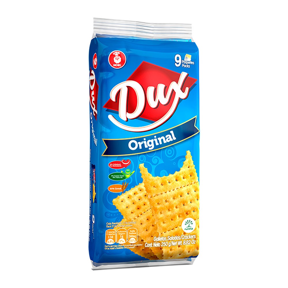 GALLETAS DUX BOLSA NOEL X9UND  x 250GR