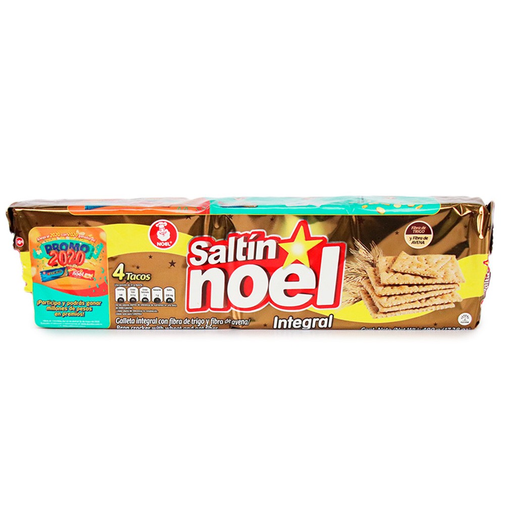 GALLETA SALTIN DOBLE FIBRA  x 4 TACOS