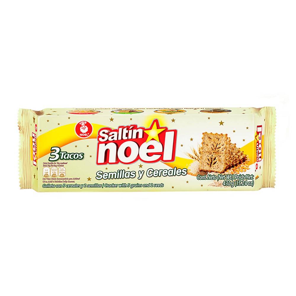 GALLETA SALTIN SEMILL CEREAL NOEL*432GR