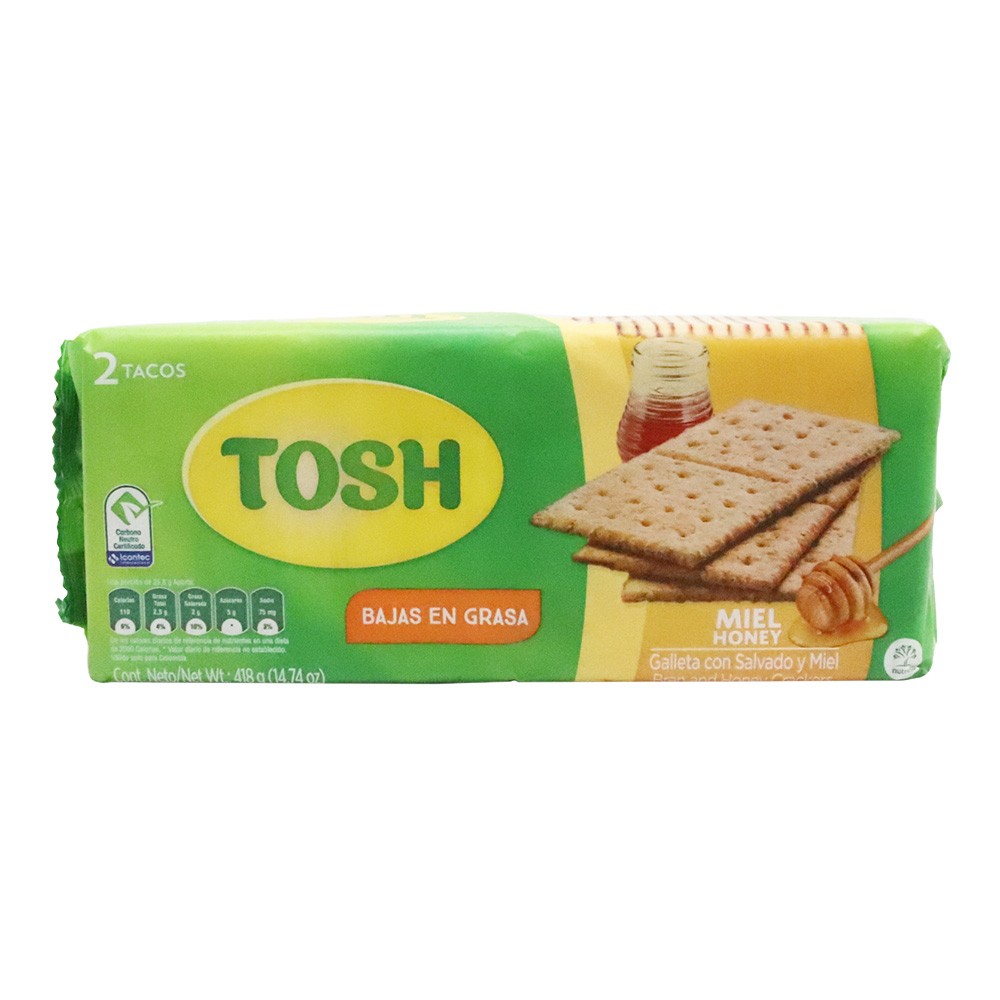 GALLETA MIEL TACO TOSH*418GR