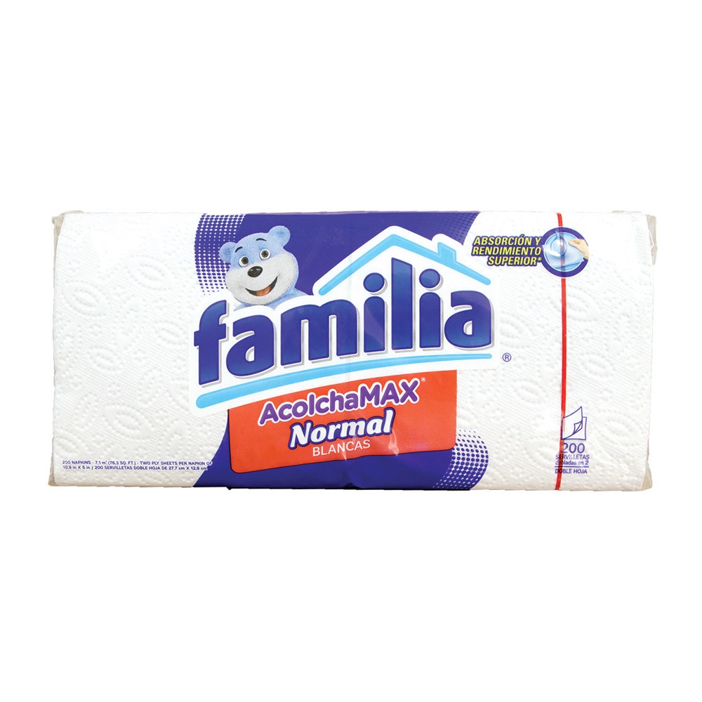 SERVILLETA FAMILIA NORMAL x 200U