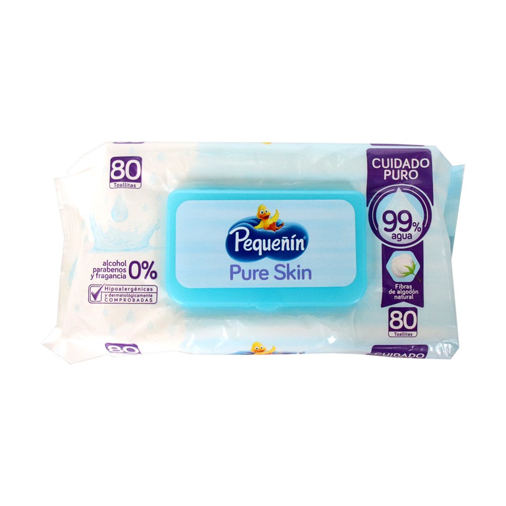 TOALLAS HUM NATURAL PEQUEÑIN x 80U